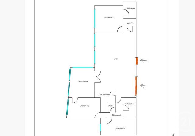 divers à vendre - 141.09 m2 - NICE - 06 - PROVENCE-ALPES-COTE-D-AZUR - Century 21 Lafage Transactions