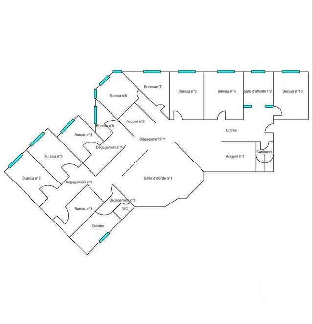 Appartement F10 à vendre - 12 pièces - 270.55 m2 - NICE - 06 - PROVENCE-ALPES-COTE-D-AZUR - Century 21 Lafage Transactions