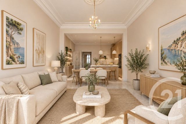 Appartement F2 à vendre - 3 pièces - 92.01 m2 - NICE - 06 - PROVENCE-ALPES-COTE-D-AZUR - Century 21 Lafage Transactions